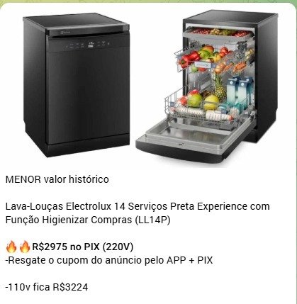 Lava-Louças Electrolux LL14P